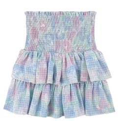 Les Coyotes De Paris Savey Skirt Aquarel Flower Pastel