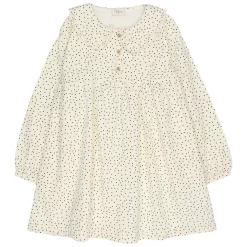 Dotted Dress Ecru