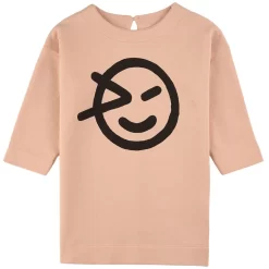 Branded Sweater Dress Soft Pink