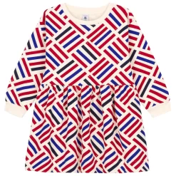 PETIT BATEAU Patterned Dress Avalanche/Multico