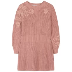 TARTINE ET CHOCOLAT Knitted Dress Gray