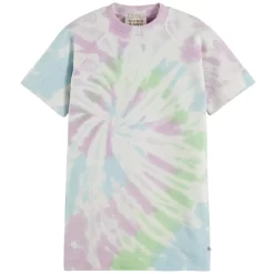 Scotch & Soda Sweat Dress With Tie-dye Effect