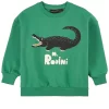 Mini Rodini Crocodile Sweatshirt Green