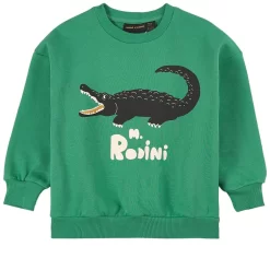Mini Rodini Crocodile Sweatshirt Green