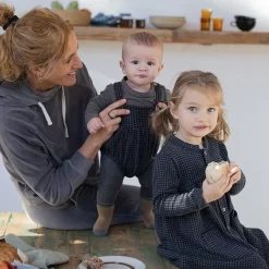 Checked Dress Navy -PETIT BATEAU Store 1024x1024 2063