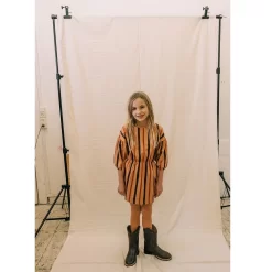 Nanna Striped Dress Toasted Nut -PETIT BATEAU Store 1024x1024 2101