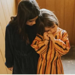 Nanna Striped Dress Toasted Nut -PETIT BATEAU Store 1024x1024 2102