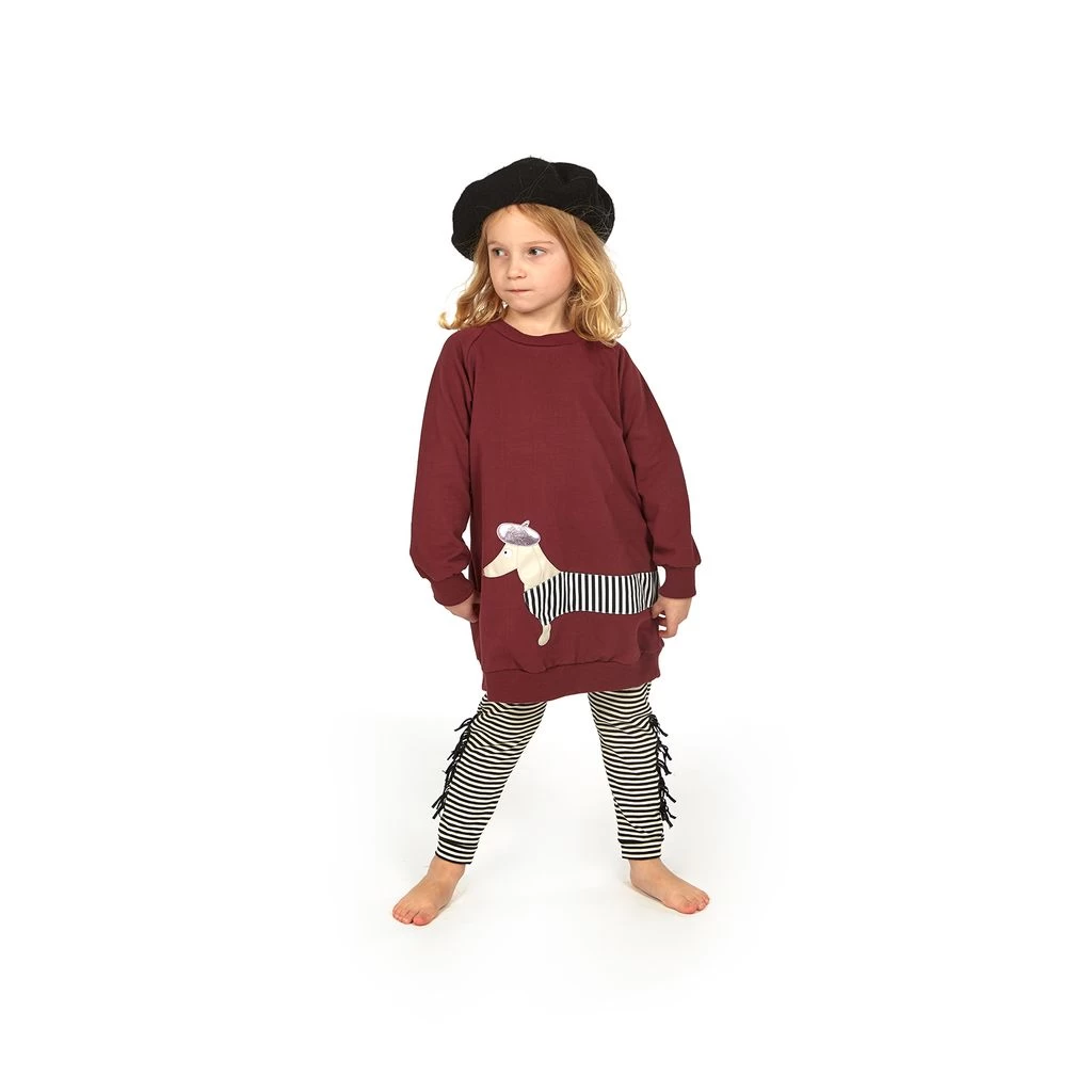 Frenchy Dress Bordeaux 2 Frenchy Dress Bordeaux - Image 2