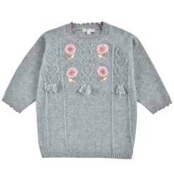 Louise Misha Algonya Knitted Dress Mineral Blue