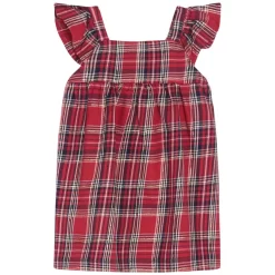 Hust & Claire Kamilia Plaid Dress Teaberry