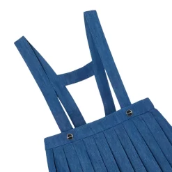 Jacadi Pleated Skirt With Shoulder Straps Denim Blue -PETIT BATEAU Store 1024x1024 2128