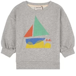 Bobo Choses Sailboat Sweatshirt Light Gray