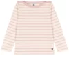 PETIT BATEAU Striped Sweatshirt Avalanche/Saline