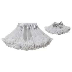 Grace Kelly Pettiskirt Silver Grey