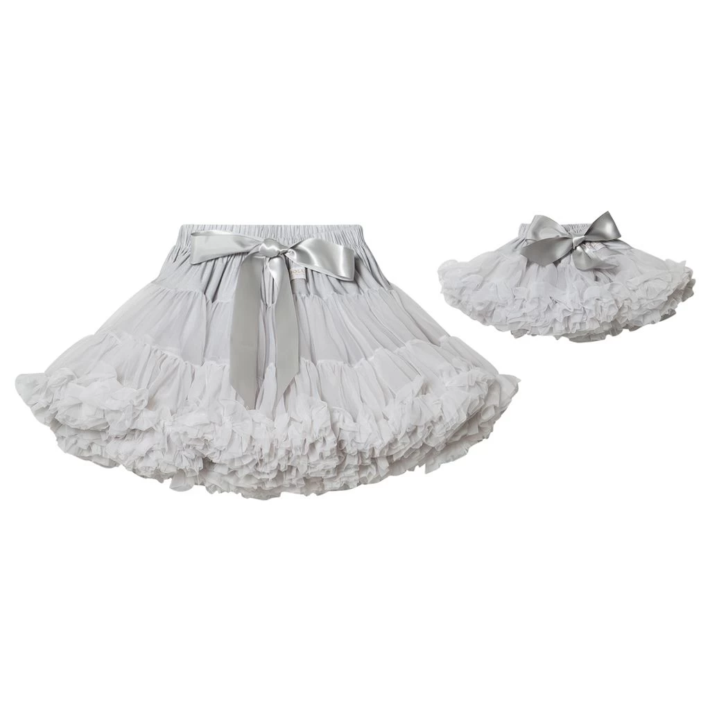 Grace Kelly Pettiskirt Silver Grey 1 Grace Kelly Pettiskirt Silver Grey