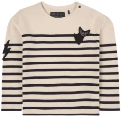 Ikks Striped Sweater Cream