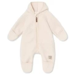 Mini A Ture Adel Fleece Coverall White Swan
