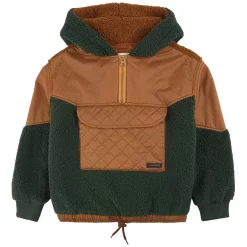 Ellie Panelled Hoodie Ponderosa Pine