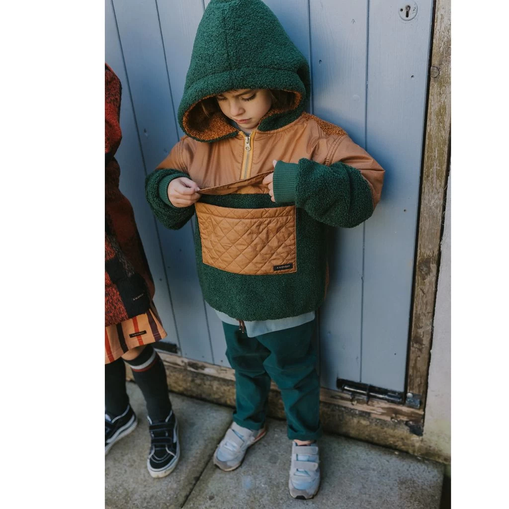 Ellie Panelled Hoodie Ponderosa Pine 5 Ellie Panelled Hoodie Ponderosa Pine - Image 5