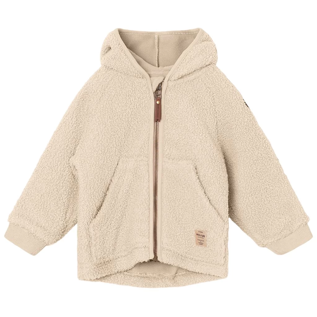 Mini A Ture Liff Teddy Fleece Jacket Sand Dollar 1 Mini A Ture Liff Teddy Fleece Jacket Sand Dollar