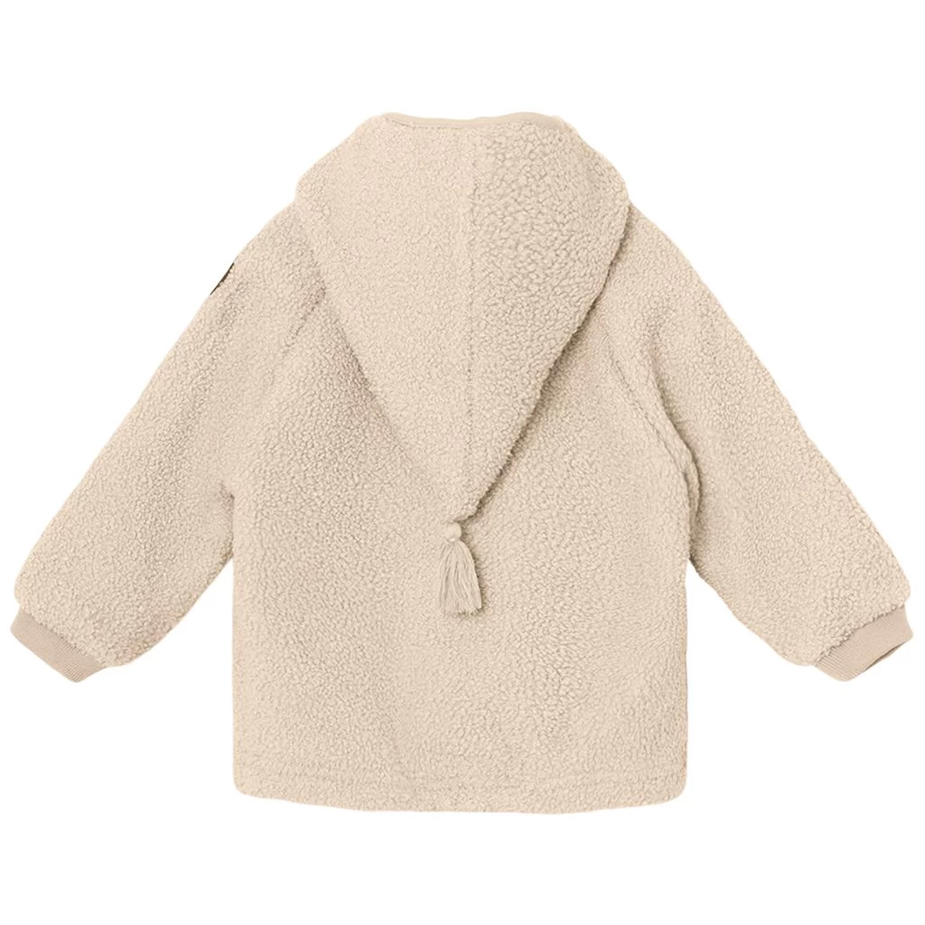 Mini A Ture Liff Teddy Fleece Jacket Sand Dollar 2 Mini A Ture Liff Teddy Fleece Jacket Sand Dollar - Image 2