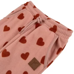 Northpole Recycled Heart Printed Fleece Pants Woody Rose -PETIT BATEAU Store 1024x1024 2329