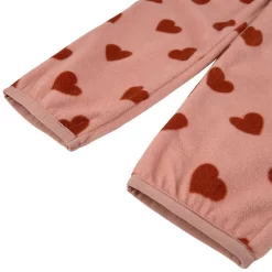 Northpole Recycled Heart Printed Fleece Pants Woody Rose -PETIT BATEAU Store 1024x1024 2330