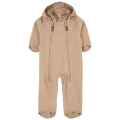 Livigno Wind Fleece Coverall Sand