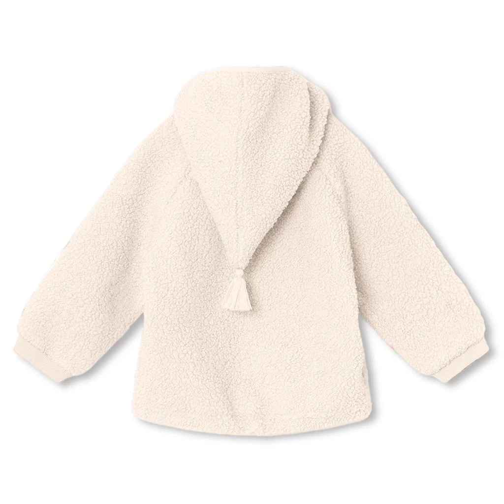 Mini A Ture Liff Teddy Fleece Jacket White Swan 3 Mini A Ture Liff Teddy Fleece Jacket White Swan - Image 3