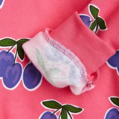 Mini Rodini GOTS Plum Printed Sweatshirt Pink -PETIT BATEAU Store 1024x1024 241