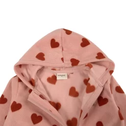 Northpole Recycled Heart Printed Fleece Coverall Woody Rose -PETIT BATEAU Store 1024x1024 2413