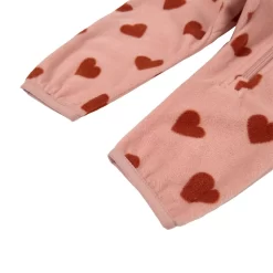 Northpole Recycled Heart Printed Fleece Coverall Woody Rose -PETIT BATEAU Store 1024x1024 2414