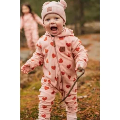 Northpole Recycled Heart Printed Fleece Coverall Woody Rose -PETIT BATEAU Store 1024x1024 2415