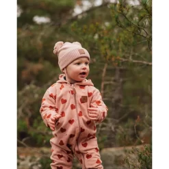 Northpole Recycled Heart Printed Fleece Coverall Woody Rose -PETIT BATEAU Store 1024x1024 2416