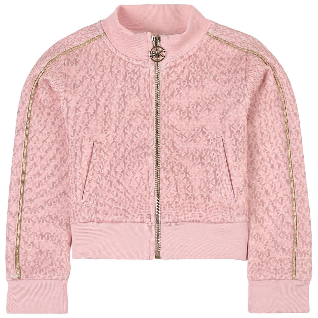 Michael Kors MK Logo Sweatshirt Pink 1 Michael Kors MK Logo Sweatshirt Pink