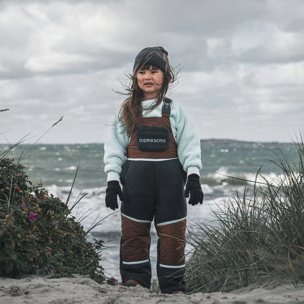 DIDRIKSONS Ben Kids Fleece Pants Navy 6 DIDRIKSONS Ben Kids Fleece Pants Navy - Image 6