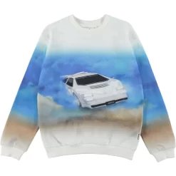 Molo Miksi Sweatshirt White Car