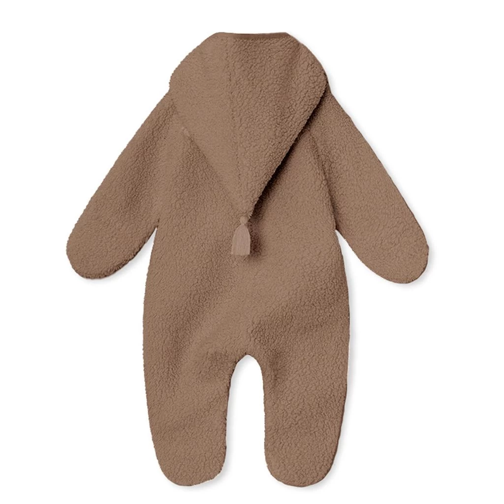 Mini A Ture Adel Fleece Coverall Brownie 3 Mini A Ture Adel Fleece Coverall Brownie - Image 3