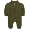 Wool Fleece Suit Moss Green