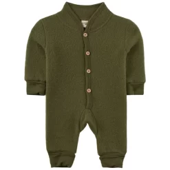 Wool Fleece Suit Moss Green