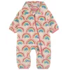 Hatley Printed Fleece Onesie Cream