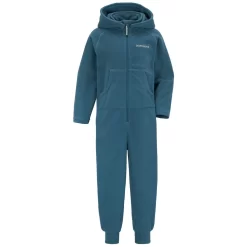 DIDRIKSONS Monte Kids Fleece Onesie Dive Blue
