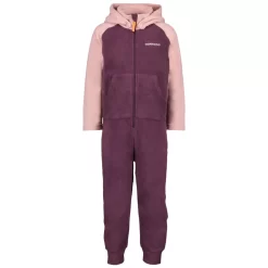 DIDRIKSONS Monte Kids Fleece Coverall Plumb