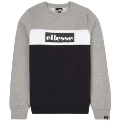 Ellesse Pavone Jr Color-blocked Sweatshirt Gray