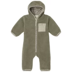 Fleece Onesie Silver Green