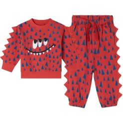 Stella McCartney Kids Printed Sweat Set Red