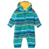 Frugi Striped One-Piece Blue