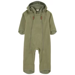 Livigno Wind Fleece Coverall Pale Moss Green