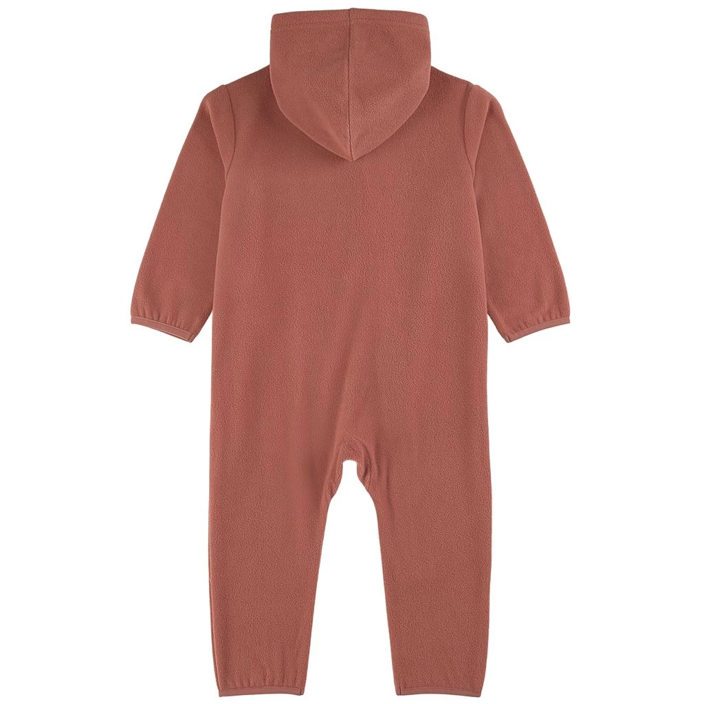 Northpole Fleece Onesie Burnt Pink 2 Northpole Fleece Onesie Burnt Pink - Image 2