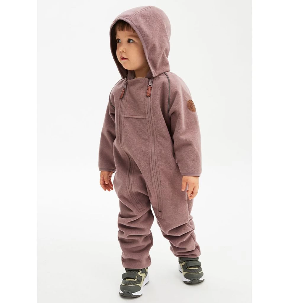 Livigno Recycled Wind Fleece Coverall Lilac 2 Livigno Recycled Wind Fleece Coverall Lilac - Image 2